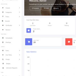 Rocket LMS – Plataforma Completa de Cursos Online (E-learning SaaS)